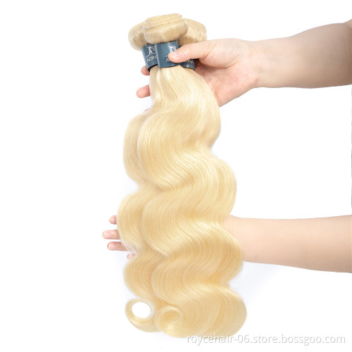 High Quality Cuticle Aligned Malaysian Virgin Human Hair,613 Virgin Hair Body Wave Hair Bundles